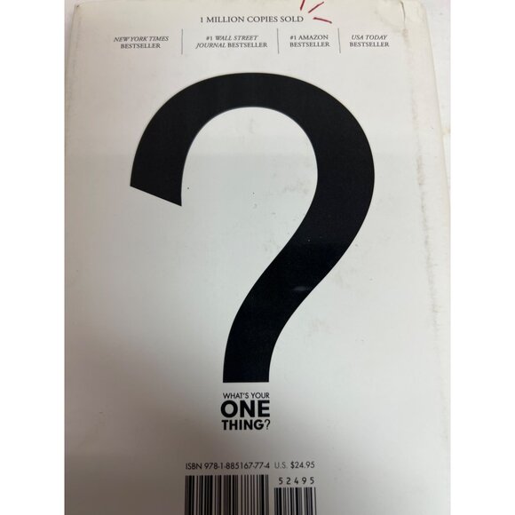 The One Thing Book By Gary Keller & Jay Papasan - Picture 2 of 2